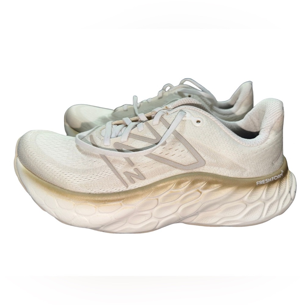 New Balance Women's Cream Athletic Shoes